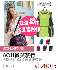 折疊旅行袋+多隔層後背包