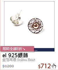 金箔耳環 Golden Heart