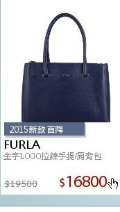 金字LOGO拉鍊手提/肩背包