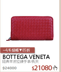 經典羊皮拉鍊手拿/長夾