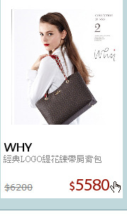 經典LOGO緹花練帶肩背包