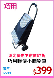 巧用輕便小購物車