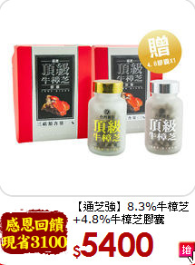 【通芝強】8.3%牛樟芝<br>+4.8%牛樟芝膠囊