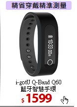i-gotU Q-Band Q60<BR>
藍牙智慧手環