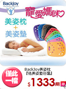 BackJoy美姿枕<BR>
『送美姿墊任選』