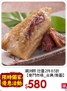 湖洲粽 任選2件85折<br>【南門市場_合興/南園】