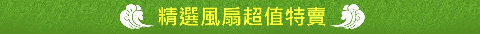 精選風扇超值特賣