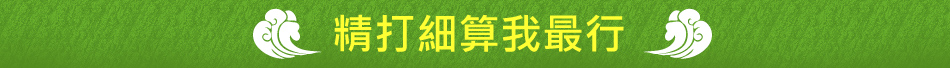 精打細算我最行
