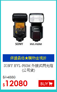 SONY HVL-F60M 外接式閃光燈(公司貨)