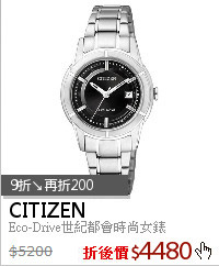 Eco-Drive世紀都會時尚女錶