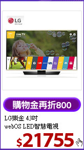 LG樂金 43吋<BR>webOS LED智慧電視