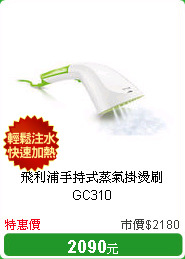 飛利浦手持式蒸氣掛燙刷GC310