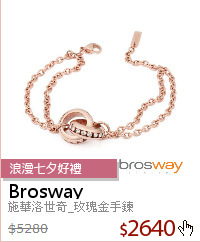 施華洛世奇_玫瑰金手鍊