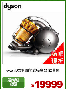 dyson DC36 圓筒式吸塵器 鈦黃色