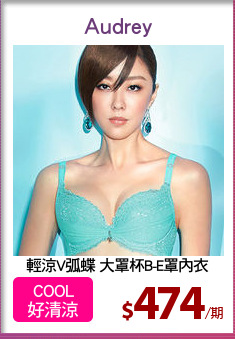 輕涼V弧蝶 大罩杯B-E罩內衣