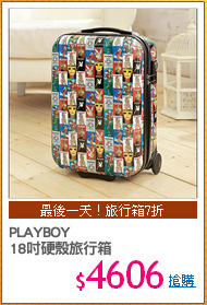 PLAYBOY
18吋硬殼旅行箱