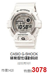 CASIO G-SHOCK<br>
精簡個性運動腕錶