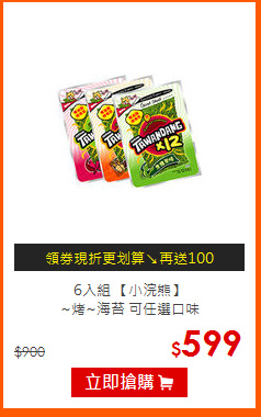 6入組 【小浣熊】<br>~烤~海苔 可任選口味