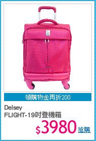Delsey 
FLIGHT-19吋登機箱