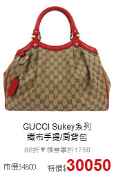 GUCCI Sukey系列<br>
織布手提/肩背包