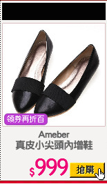 Ameber
真皮小尖頭內增鞋
