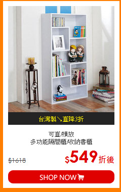 可直/橫放<BR>
多功能隔間櫃/收納書櫃