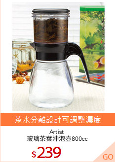Artist 
玻璃茶葉沖泡壺800cc