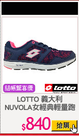LOTTO 義大利
NUVOLA女經典輕量跑