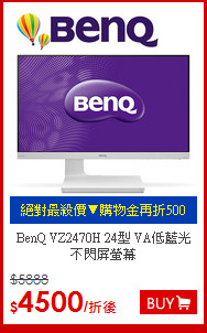 BenQ VZ2470H 24型
VA低藍光不閃屏螢幕