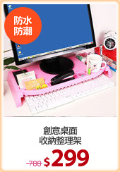 創意桌面
收納整理架