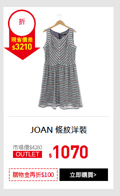 JOAN 條紋洋裝