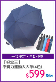 【好傘王】
不費力運動大大傘(4色)