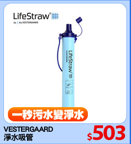 VESTERGAARD 
淨水吸管