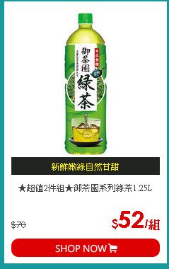 ★超值2件組★御茶園系列綠茶1.25L