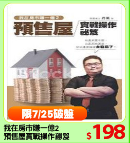 我在房市賺一億2
預售屋實戰操作