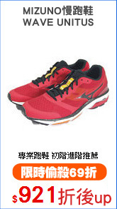 MIZUNO慢跑鞋
WAVE UNITUS