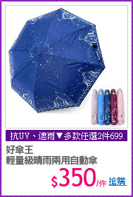 好傘王
輕量級晴雨兩用自動傘