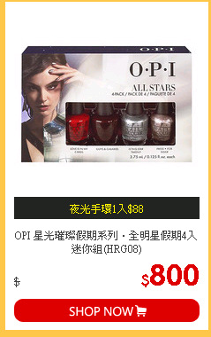 OPI 星光璀璨假期系列．全明星假期4入迷你組(HRG08)