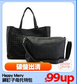 Happy Marry 
鉚釘子母托特包