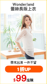 Wonderland
蕾絲長版上衣