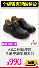 A.S.O 阿瘦皮鞋
全真皮3E氣墊系列