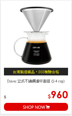 Driver 立式不鏽鋼濾杯壺組 (2-4 cup)