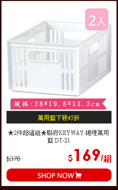 ★2件超值組★聯府KEYWAY 總理萬用籃 DT-21