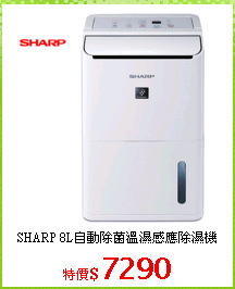 SHARP 8L自動除菌溫濕感應除濕機