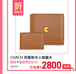 COACH 限量聯名小精靈夾