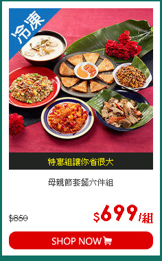 母親節套餐六件組