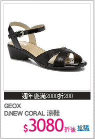GEOX 
D.NEW CORAL 涼鞋