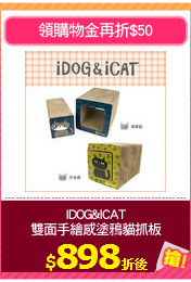 IDOG&ICAT
雙面手繪感塗鴉貓抓板