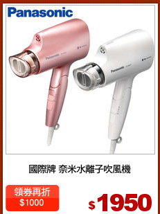 國際牌 奈米水離子吹風機