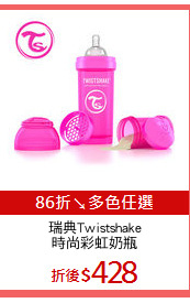 瑞典Twistshake
時尚彩虹奶瓶